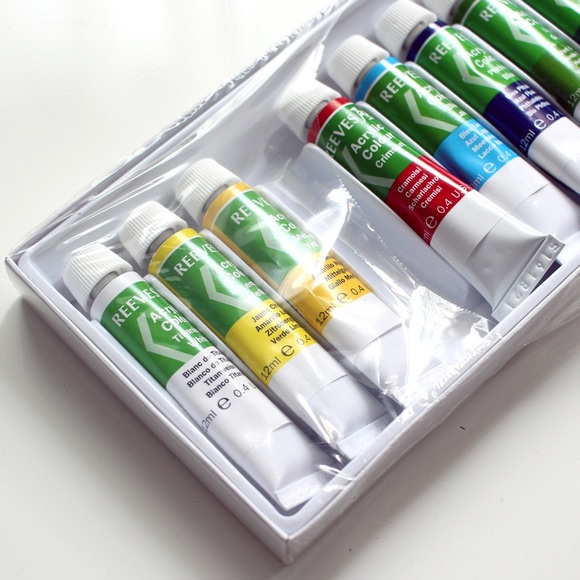 12-Count Reeves Fine Acrylic Color Set - Picture 3 of 6